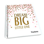 Cuaderno A5 Triunfante Rose 1 Tapa Dura Con Espiral X80Hr